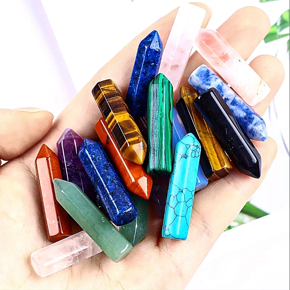 Jewelry & Chakra Stone Bracelet Obelisk Healing Crystal Gemstone Collection - Picture 5 of 15